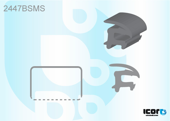 BMW 3 SERIES SAL(E90) 2005- ACHTERRUIT SIERLIJST