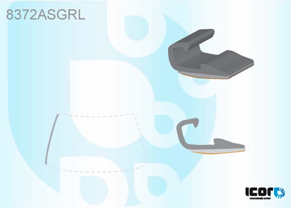 TOYOTA RAV 4 2006- WS GLAZING CHANNEL - LEFT