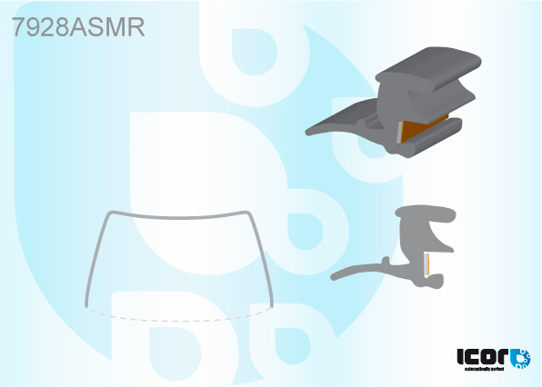 SUBARU FORESTER 2002- VOORRUIT SIERLIJST