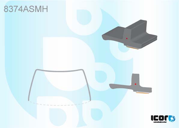 TOYOTA AURIS 3D+5D HBK 2007- VOORRUIT SIERLIJST