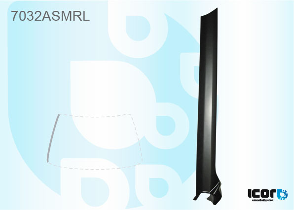 LAND ROVER DISCOVERY L319 2004- WS MOULDING - LEFT