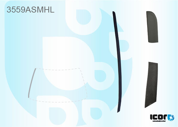 FORD MONDEO SAL 4D+HBK 5D+EST 2000- WS MOULDING - LEFT