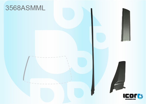 FORD S MAX 2006- WS MOULDING - LEFT