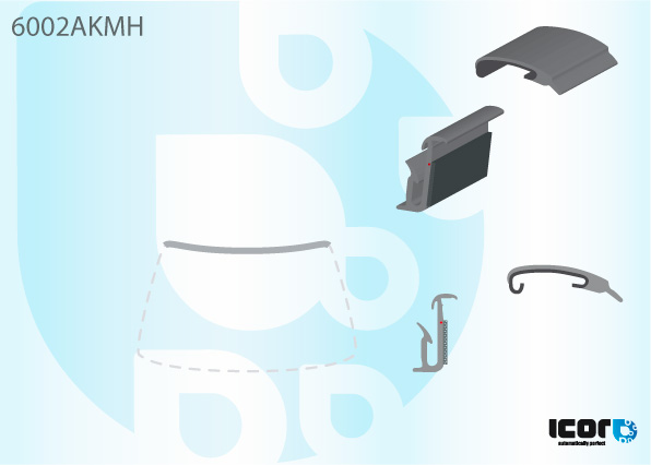 NISSAN PRIMERA SAL+HBK+EST 96- KIT WS UPPER INNER & OUTER MOULDINGS