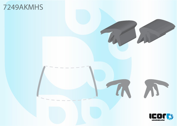 RENAULT LAGUNA HBK+BRK 2000- SET VOORR. ZIJLIJSTEN