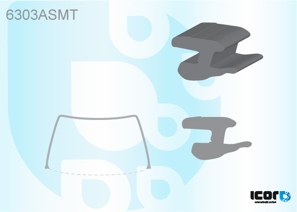 OPEL TIGRA TWIN TOP 2004- MOULURE DE PB