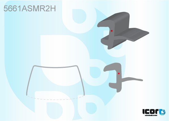 MITSUBISHI PAJERO 3D-5D 2009/01- VOORRUIT SIERLIJST