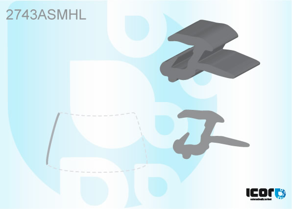 CITROEN C3 2010- MOULURE PB - GAUCHE