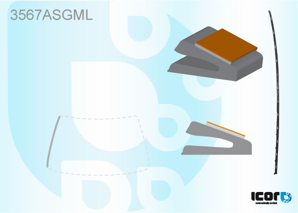 FORD GALAXY 07/2006- VOORR. BINNEN PROFIEL - LINKS