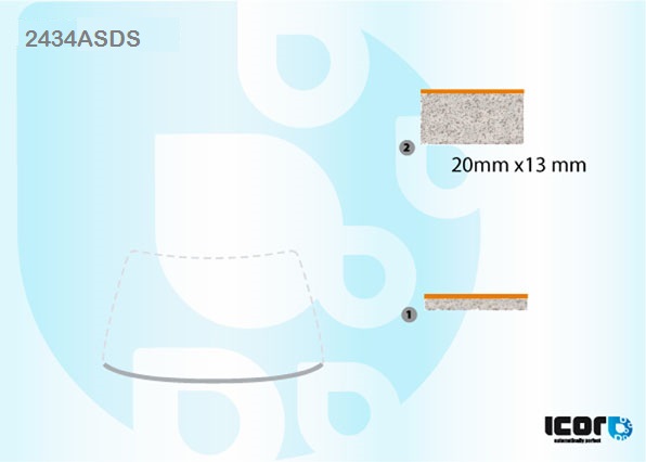 BMW 5 SERIES 95- ZELF-EXPANDERENDE SCHUIMRUBBER VOOR VOORRUIT