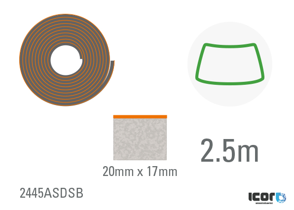 BMW SERIE 5 BN+BRK 2003- MOUSSE AUTO-EXTENSIBLE D'INSONORISATION POUR PB