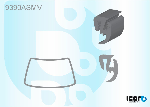 HYMER MOBIL TYPE 3 B CLASS/STARLINE 1998- VOORRUIT SIERLIJST