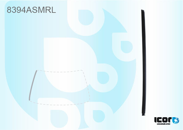 TOYOTA LANDCRUISER SUV 2009- VOORRUIT SIERLIJST - LINKS