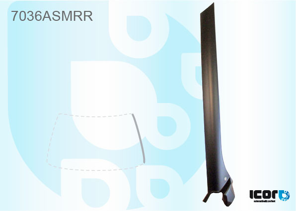 RANGE ROVER L320 5D 2005- VOORRUIT SIERLIJST - RECHTS