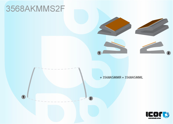 FORD S MAX 2006- KIT WS INNER & OUTER SIDE MOULDINGS