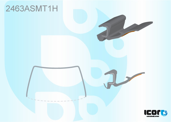 BMW 6 REEKS F12 CAB 2010- VOORRUIT SIERLIJST met HEAD UP DISPLAY