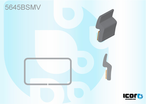 MITS DELICA L400/SPACE GEAR 95- MOULURE DE LUNETTE