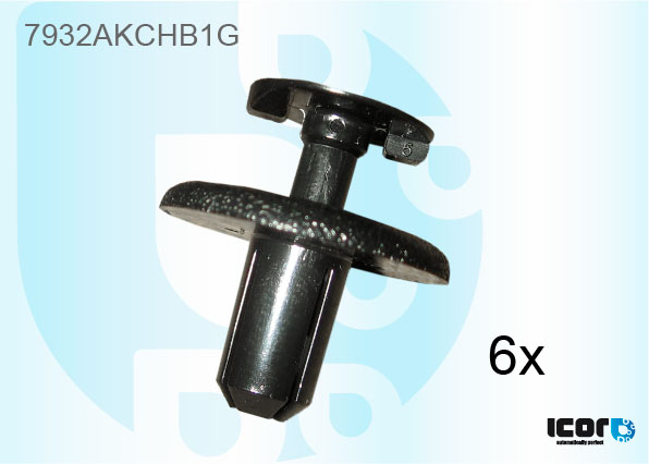 SUBARU IMPREZA 5D HBK 2007- SET 6 KLIPS v. RUITENWISSERPLAAT