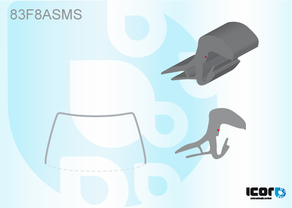 LEXUS ES300 2001- MOULURE DE PB EN U