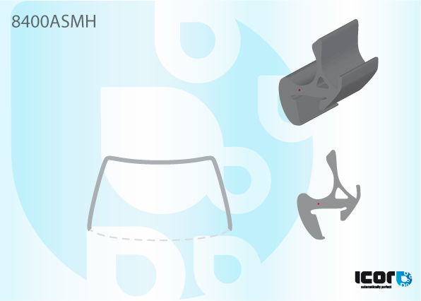 TOYOTA YARIS 3P/5P 2 VOL 2011- MOULURE DE PB