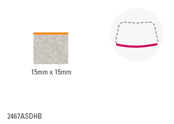 BMW 1 SERIES HBK 10/2011 (E81/E87) & 2 SERIES CPE/CAB (F22/F23) 2014- WS EXPAND SOUND ISOLATING FOAM - BOTTOM