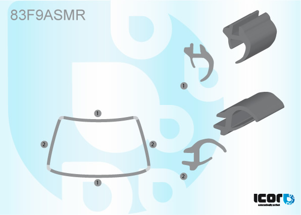 TOYOTA LANDCRUISER DJ79 SERIES VOORR RUBBER