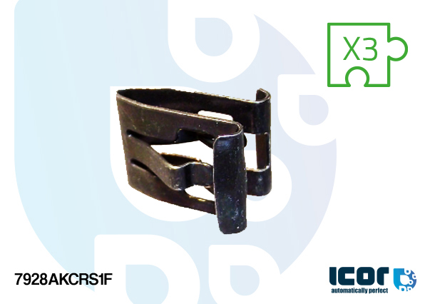 SUBARU FORESTER 2002- SET DE 3 CLIP PB - COTES