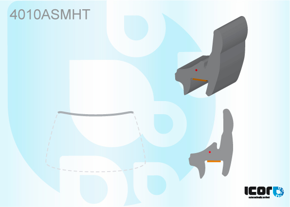 HONDA CIVIC 5D HBK/4D SAL 2011- VOORRUIT SIERLIJST - BOVEN