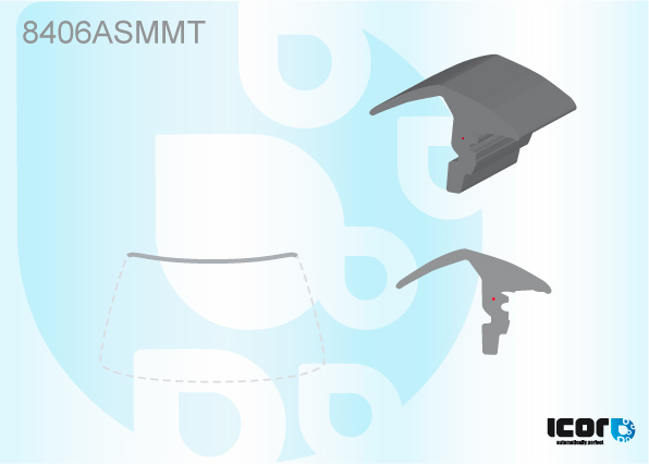 TOYOTA GRAND PRIUS 04/2012- MOULURE SUP PB