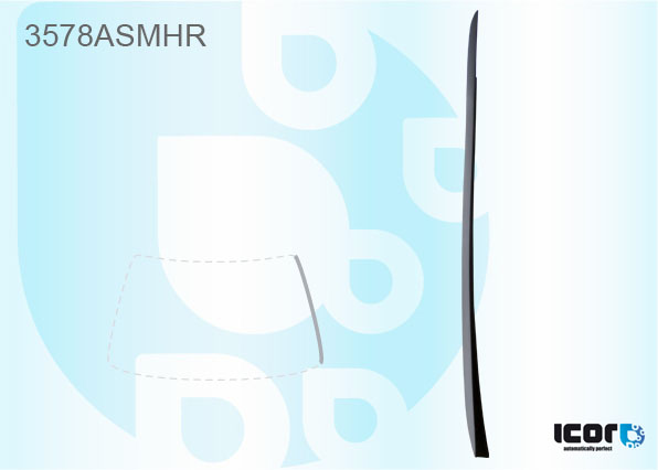 FORD FOCUS 5D HBK/5D BRK/4D SAL 2010- WS MOULDING - RIGHT