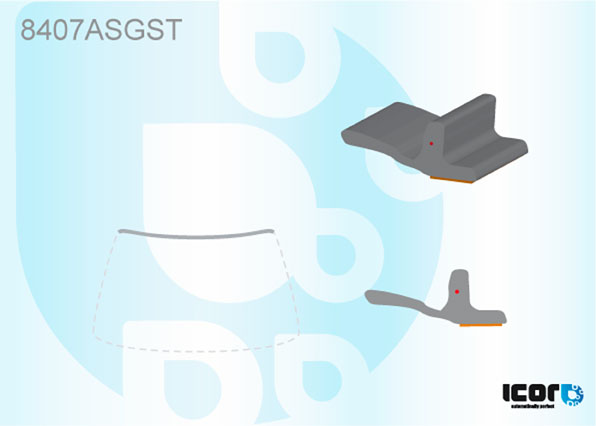 LEXUS GS 4D BN 2012- PROFIL SUP DE PB AVEC BANDE ADHESIVE