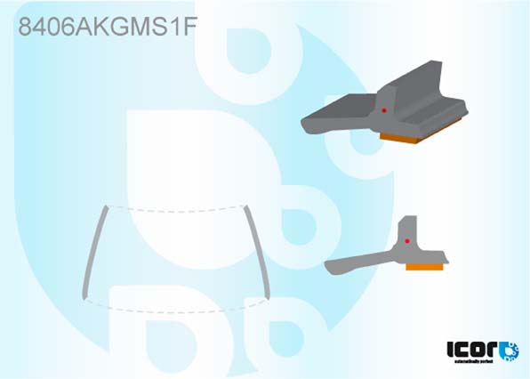 TOYOTA GRAND PRIUS 04/2012- VOORR. ZIJPROFIELEN (L+R) MET KLEEFBAND