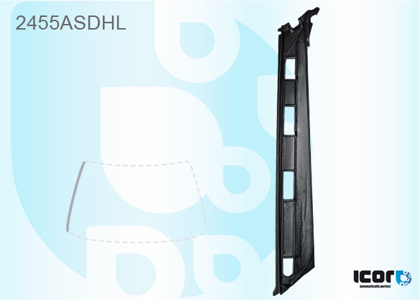 MINI 3D HBK/CLUBMAN 4D EST/2D CAB 07/2012- VOORR BINNENKANT L ZIJLIJST