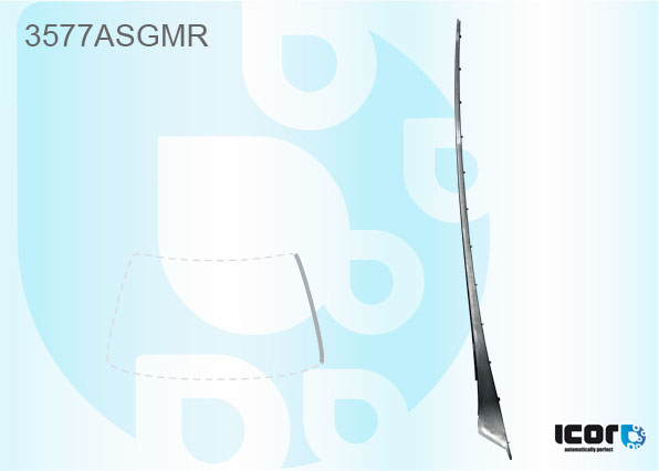 FORD C-MAX/GRAND C-MAX MPV 09/2011- WS GLAZING CHANNEL - RIGHT