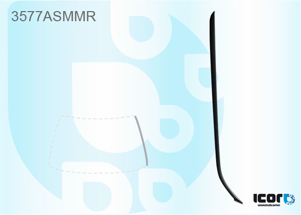 FORD C-MAX/GRAND C-MAX MPV 09/2011- MOULURE PB - DROITE