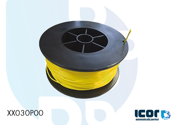 SNIJDRAAD FIBER - TITAN CORD-100 M/ROL - GEEL