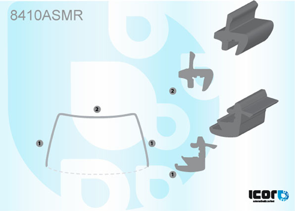 TOYOTA RAV 4 2013- MOULURE DE PB