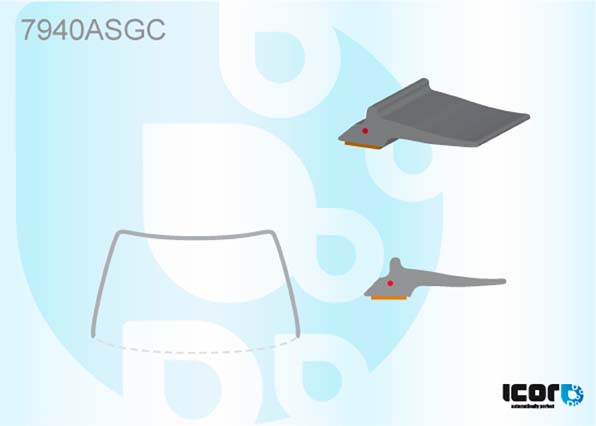 SUBARU BRZ CPE 06/2012 VOORR. PROFIEL MET KLEEFBAND