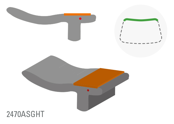 BMW i3 5D HBK 2013- WS UPPER PROFILE W/ADHESIVE TAPE