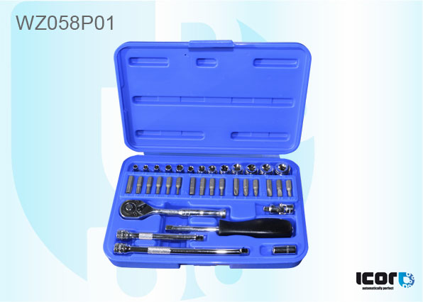 SET 35 PIECES CLIQUET 1/4 ET EMBOUTS TOURNEVIS