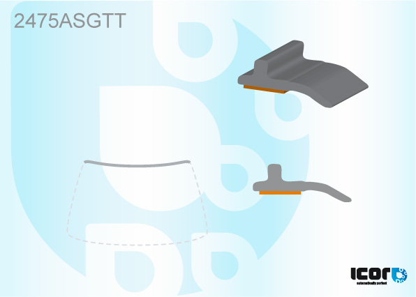 BMW SERIE 4 F33 2P CAB 2014- PROFIL SUP PB AVEC BANDE ADHESIVE