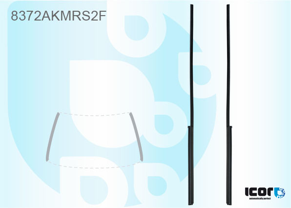 TOYOTA RAV 4 2006- KIT OF WS OUTER SIDE MOULDINGS