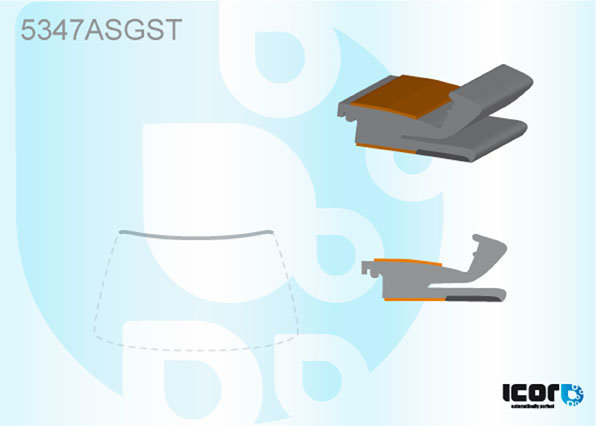 MERCEDES E CLASS SAL+BRK W211 2002- WS MOULDING - UPPER