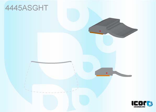 KIA SOUL 05/2014- PROFIL SUP DE PB AVEC BANDE ADHESIVE