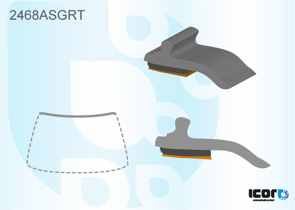 BMW X4 5D (F26) 2014- WS UPPER PROFILE W/ADHESIVE TAPE