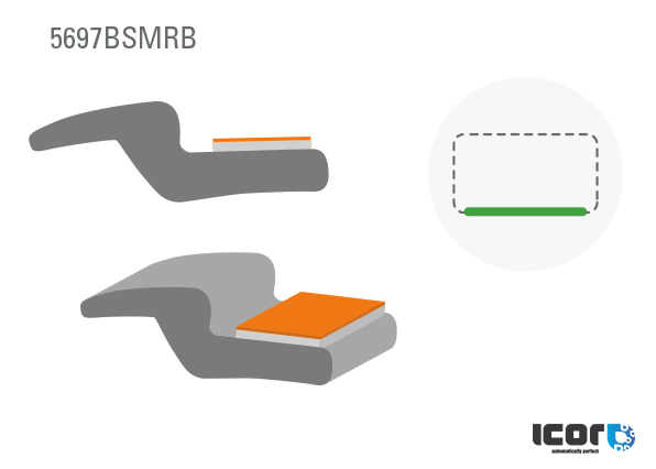 MITSUBISHI OUTLANDER 2013- BAKCL MOULDING - BOTTOM