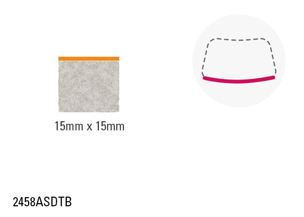 BMW Z4 2D CAB 2009-  VR DEMPINGSRUBBER - BODEM