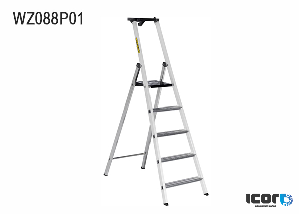 ALUMINIUM INDUSTRIELE TRAPLADDER - 5 TREDEN