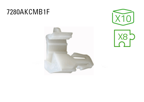 RENAULT MEGANE SCENIC 2009- KIT OF 8 WS SCUTTLE CLIPS