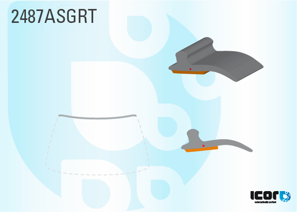 BMW X3 SUV 2017- WS UPPER PROFILE W/ACRYLIC TAPE